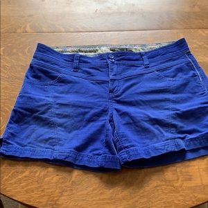 Prana corduroy shorts